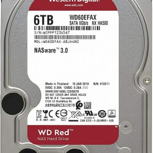 Western Digital 6TB RED Hard Drive (WD60EFRX)